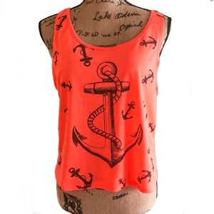 I.Joah Nautical Anchor Tank Top